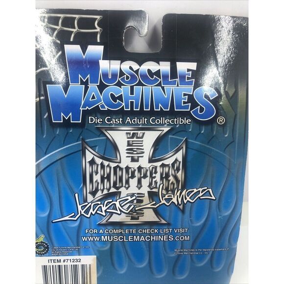 Muscle Machines WCC Jesse James "Penny Saved" 1:31 Scale Motorcycle NIB. Read - Picture 8 of 15